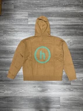 Hidden NY Cashmere H Hoodie Brown L Brand New